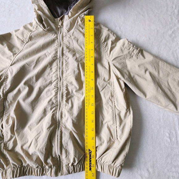 Zara Rain Jacket Kids Size 8 Full Zip Raincoat Hood Outdoor Spring Play School - Picture 5 of 14